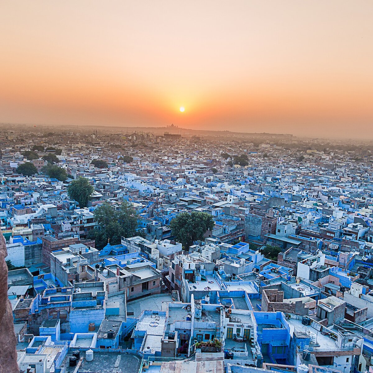 View across the Blue City of Jodhpur