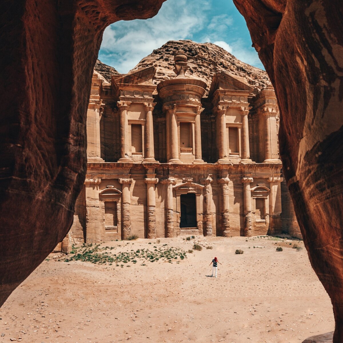 View of The Treasury in Petra