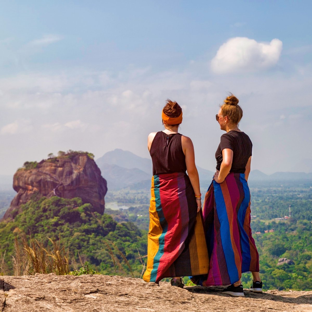 Take in the stunning views of Sigiriya Rock in Sri Lanka